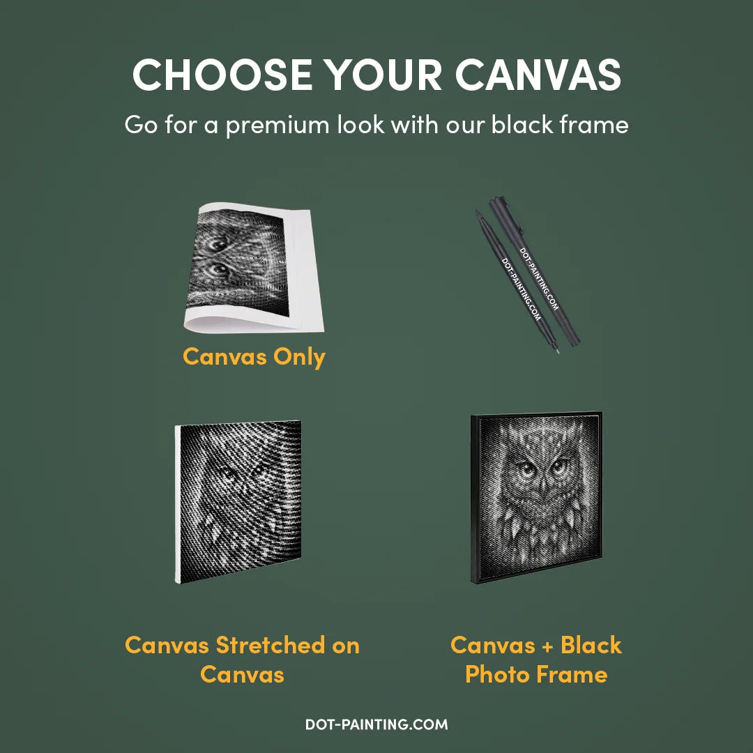 Peinture à points de mandala hibou