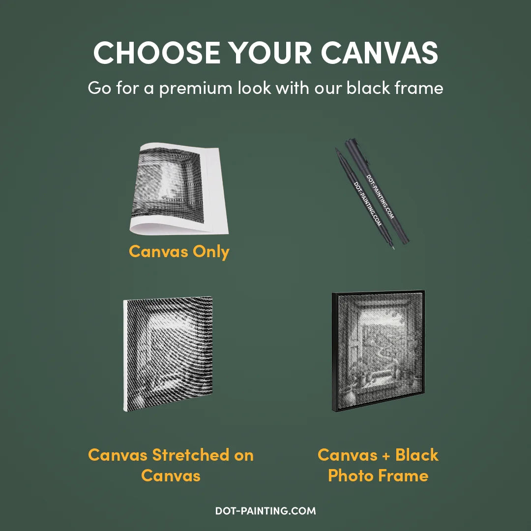 Voir à travers les volets Peinture par points