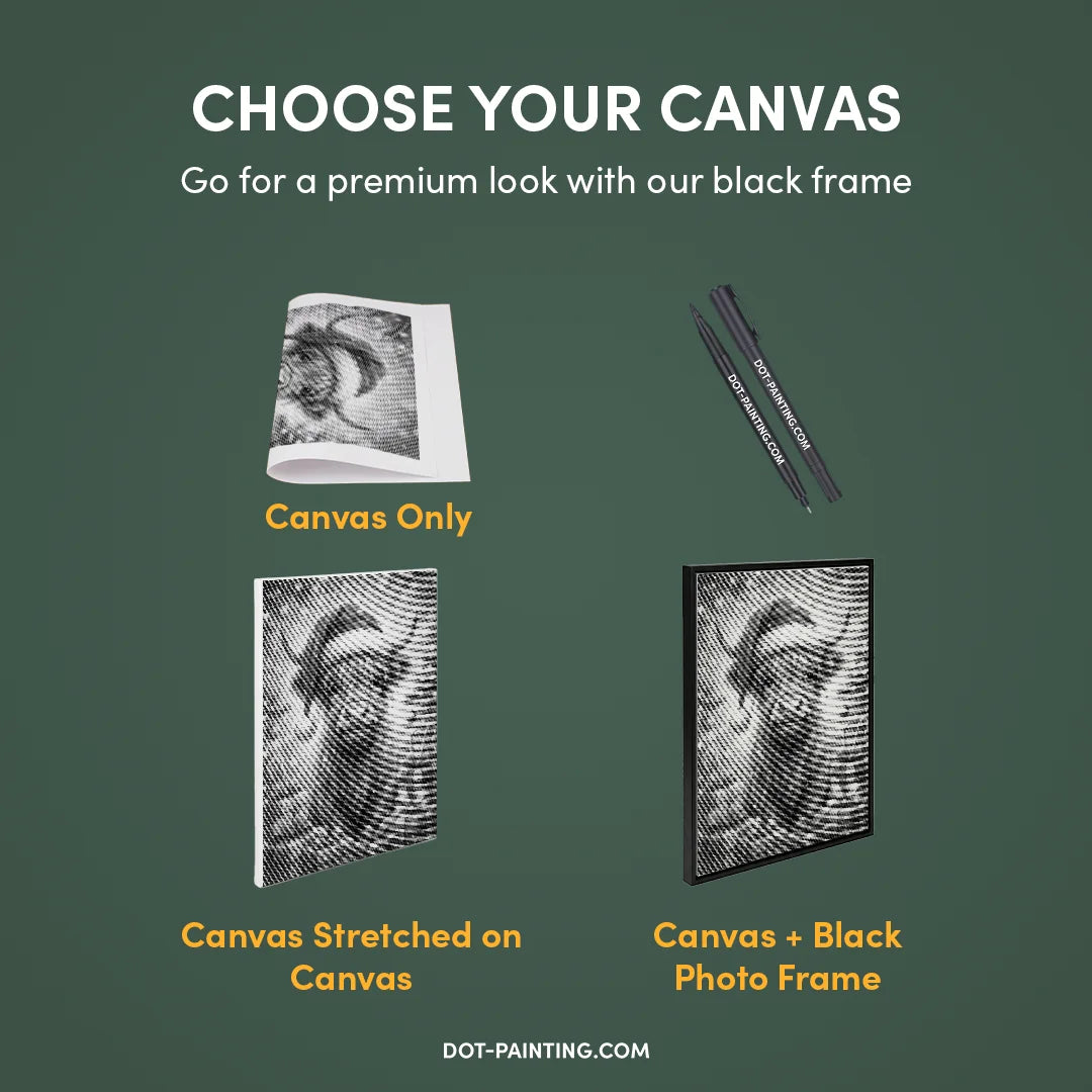 Highlands écossais avec cadeaux Dot Painting