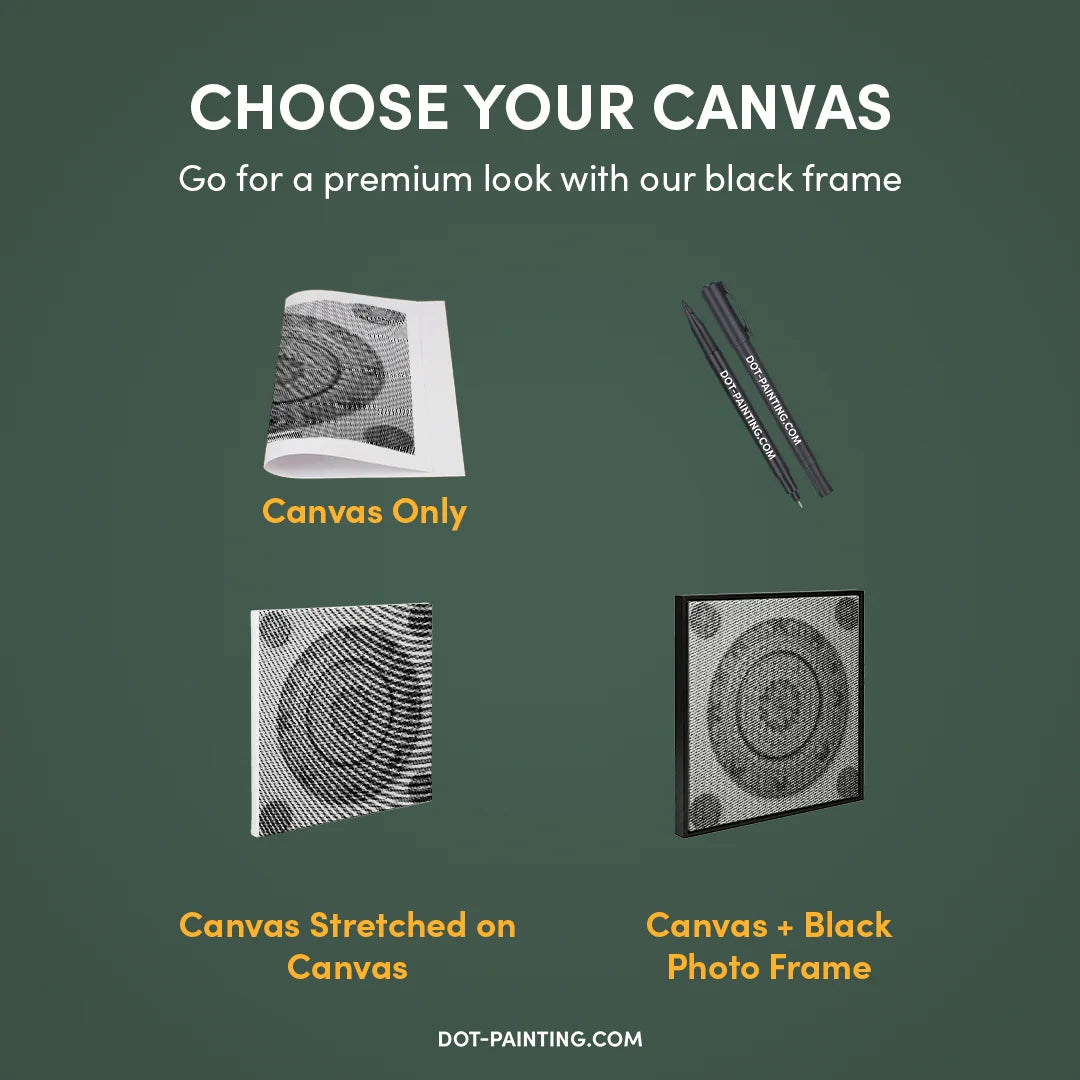 Peinture Mandala 13 points