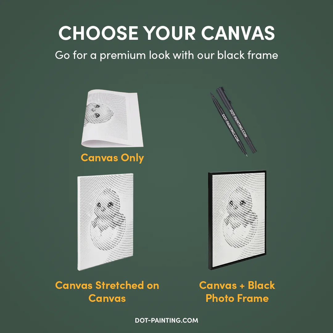 Peinture à pois de caneton