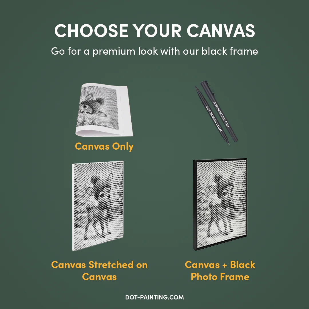 Peinture mignonne de point de renne