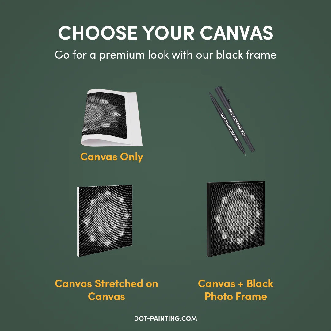 Peinture Mandala 14 points