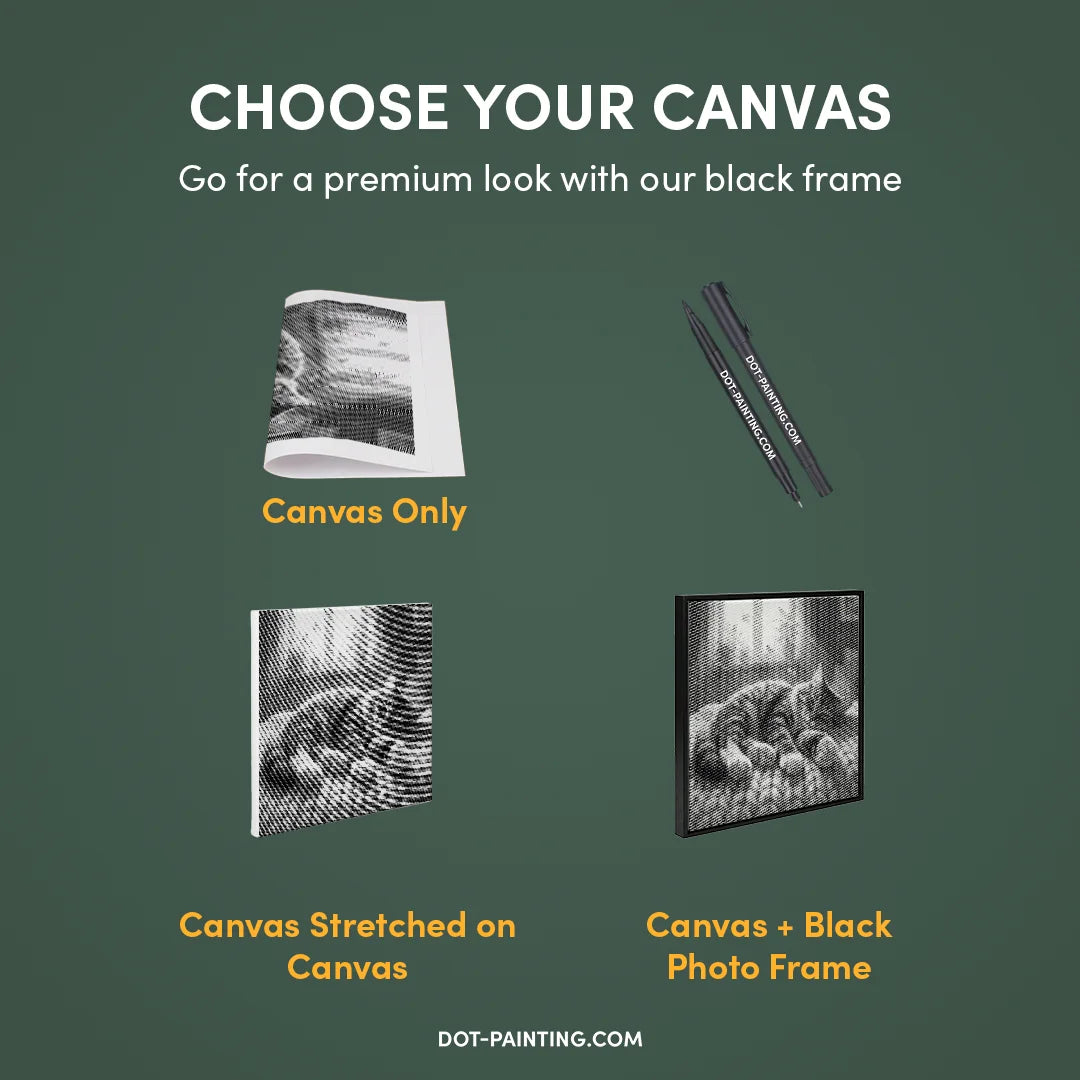 Peinture à points de chat endormi