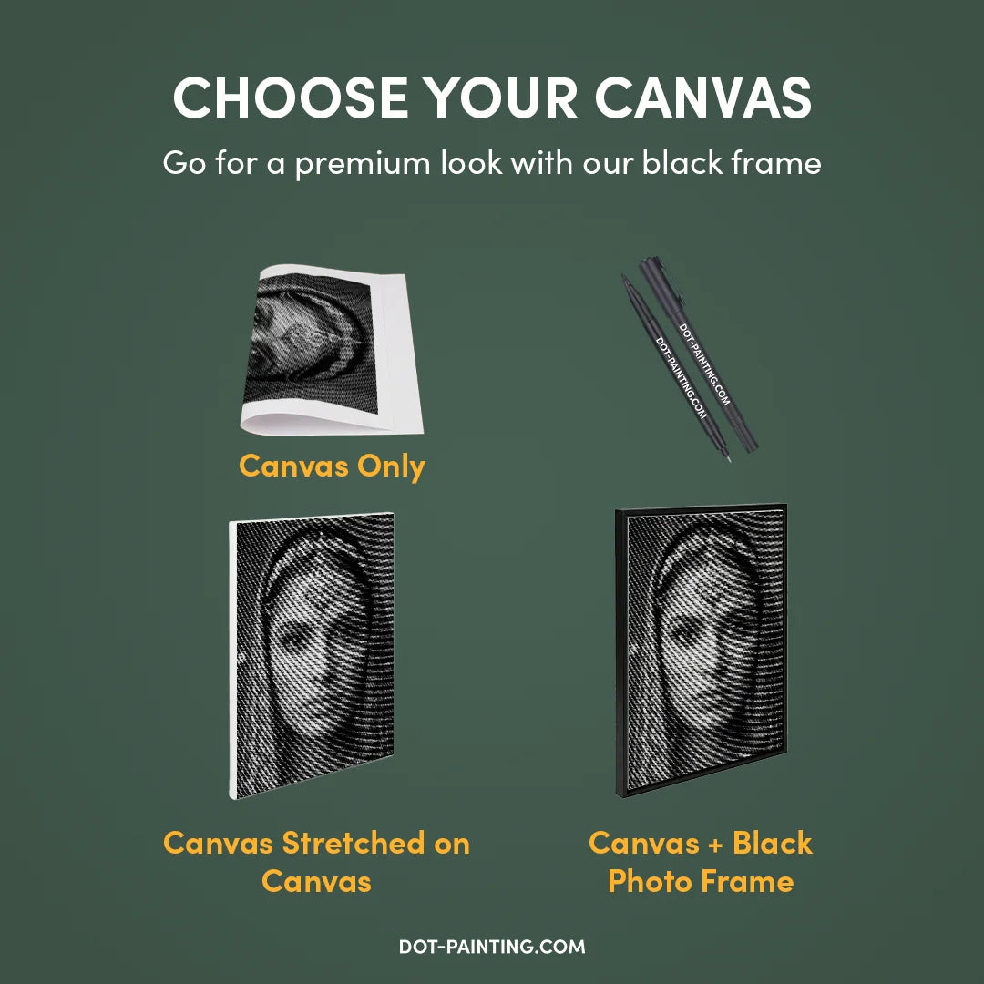 Peinture à points de femme indienne