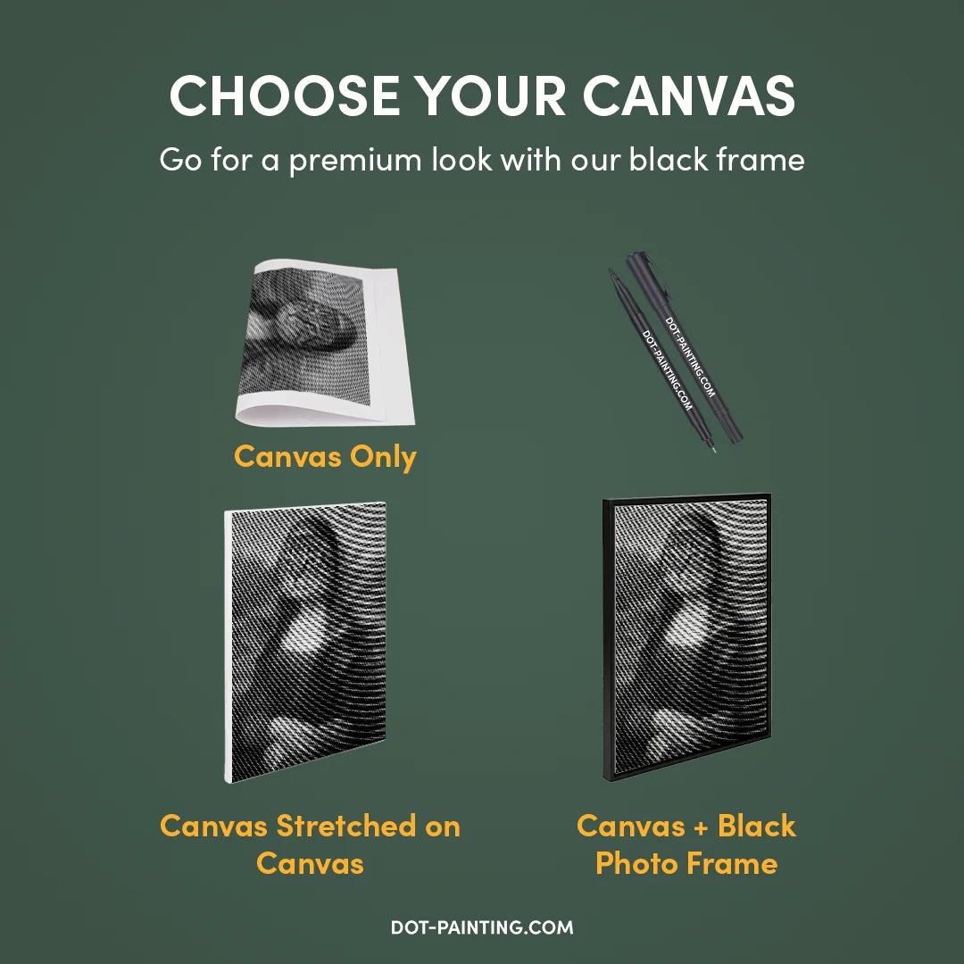 Peinture à points de chat Mona Lisa