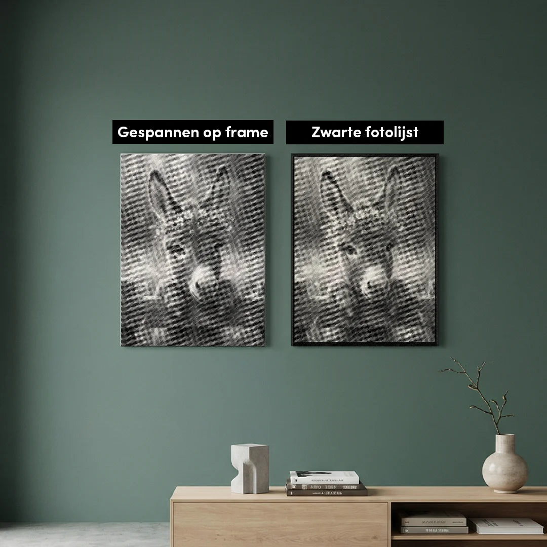 Peinture à points d’âne