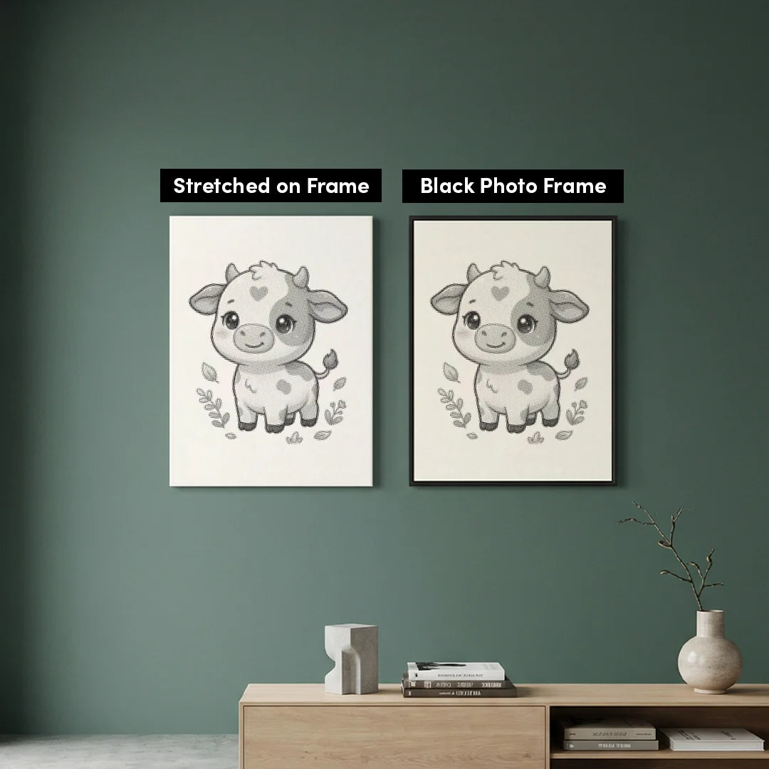 Peinture à points de vache