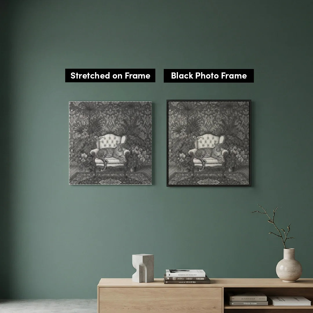 Peinture à pois roi léopard