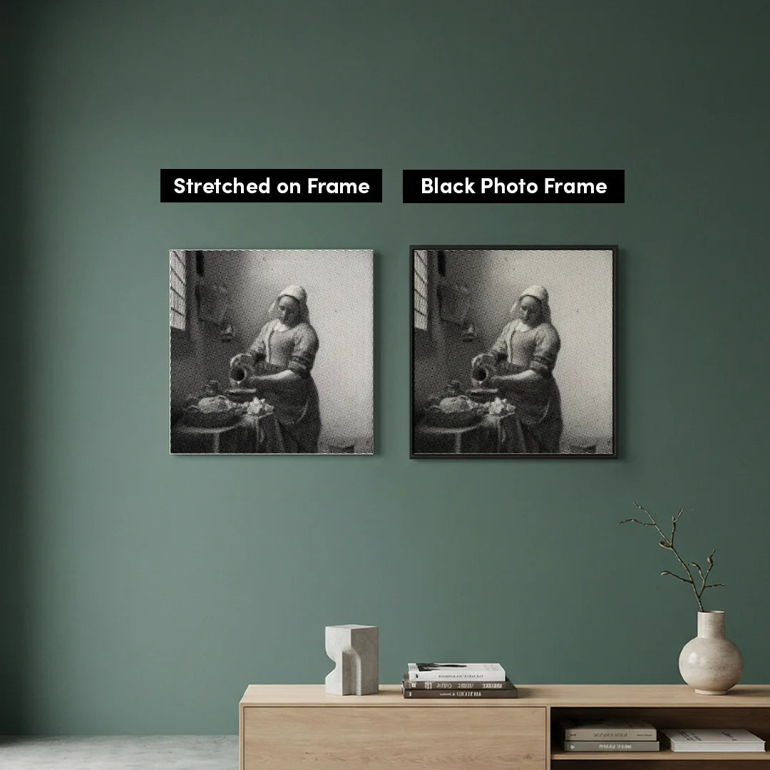 Peinture à points de laitière