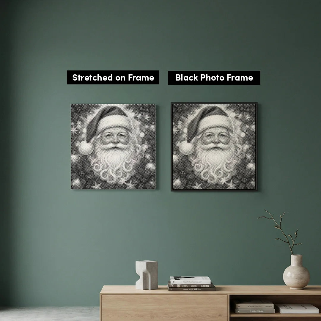 Peinture à 3 points du Père Noël