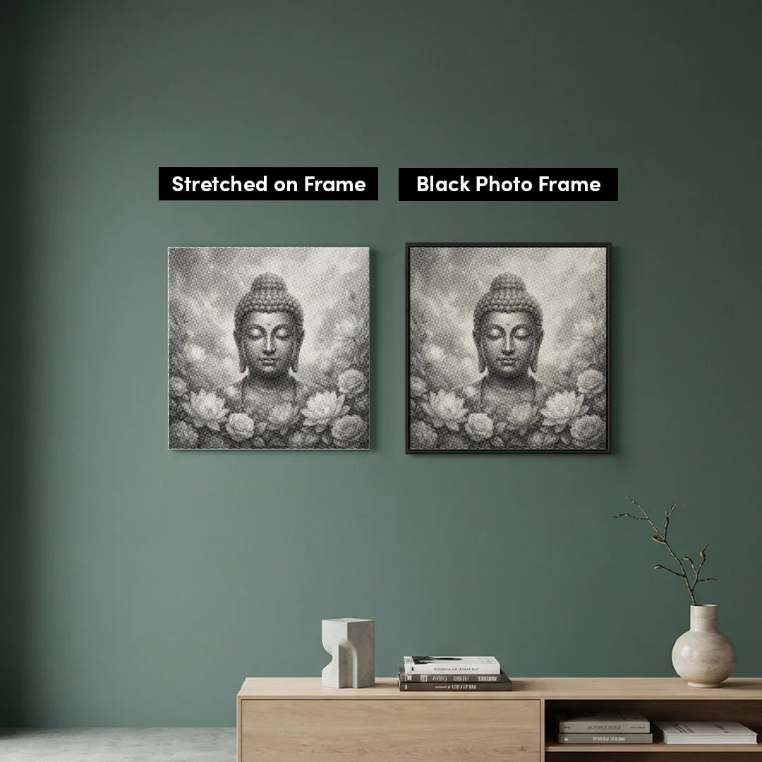 Peinture à points de Bouddha