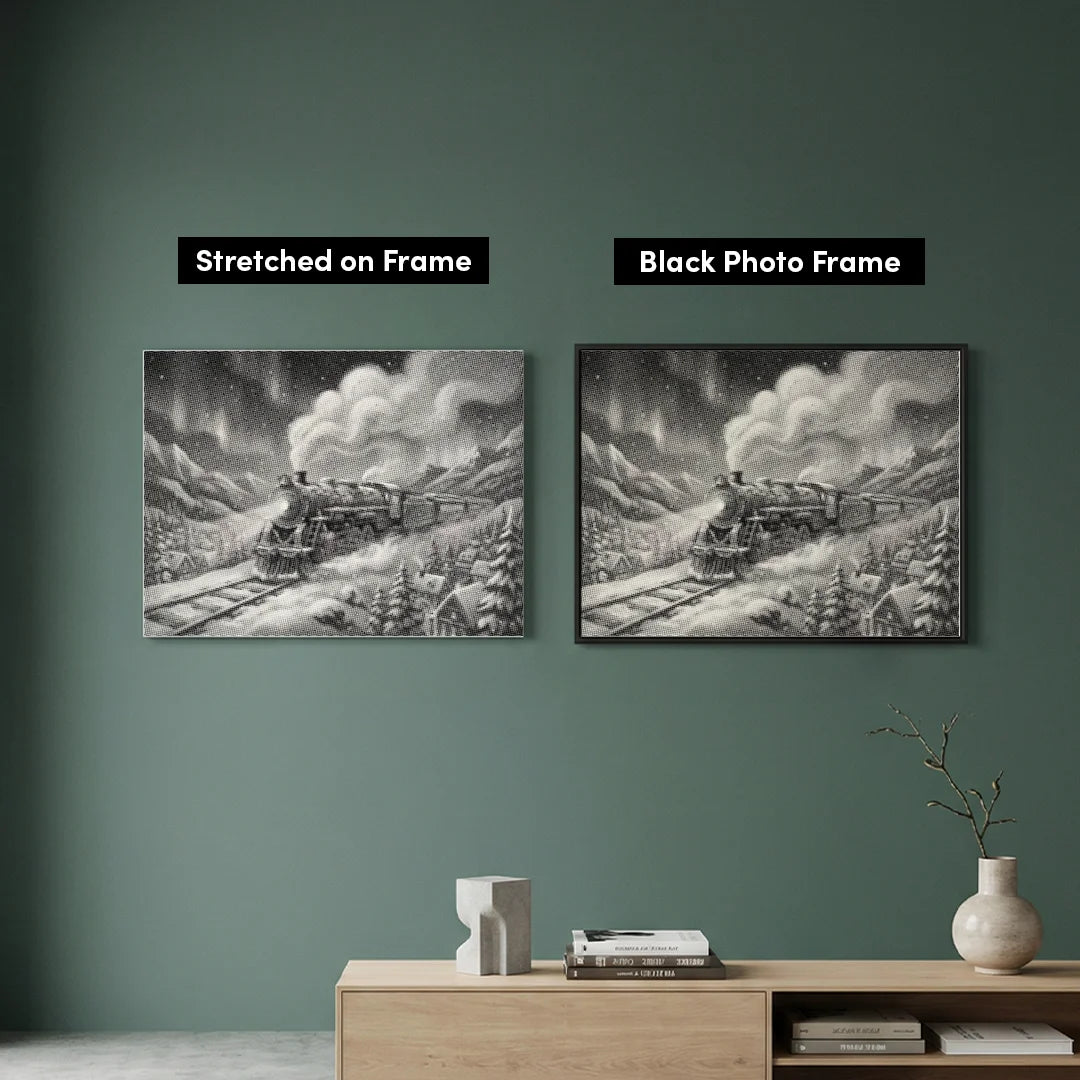 Peinture à 2 points Polar Express