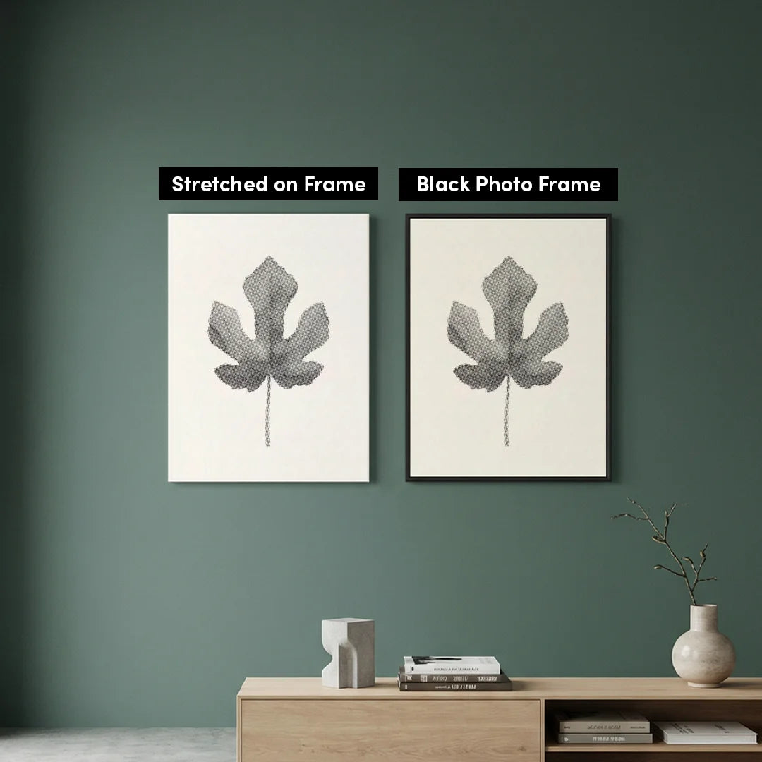 Peinture à points de feuille de figuier