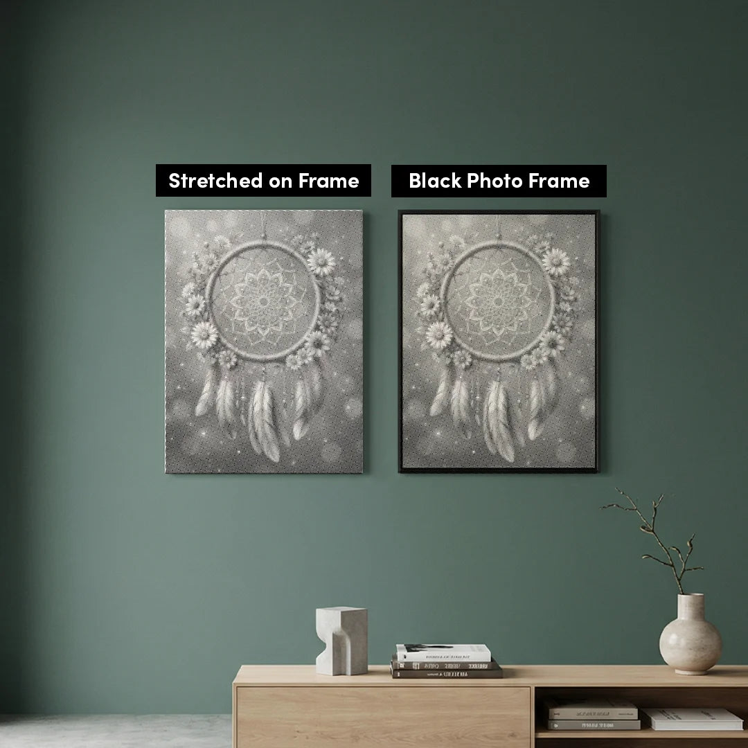 Peinture à points attrape-rêves