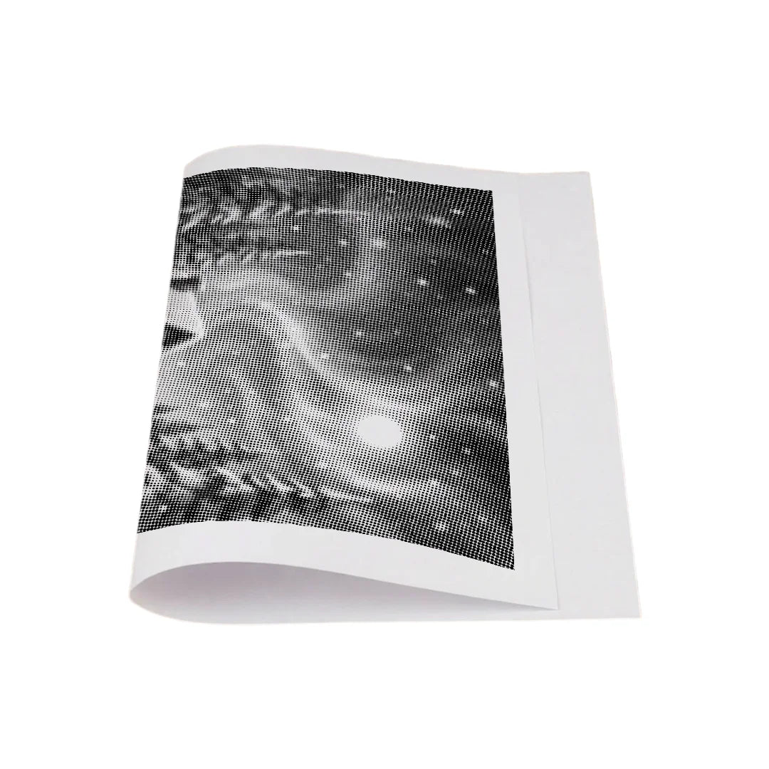 Peinture à points de paysage d’hiver