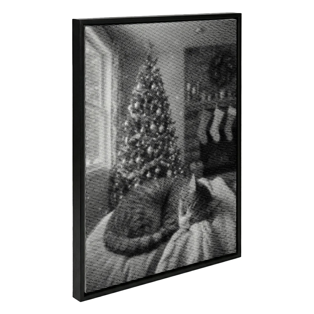 Chat près de l’arbre de Noël Dot Painting