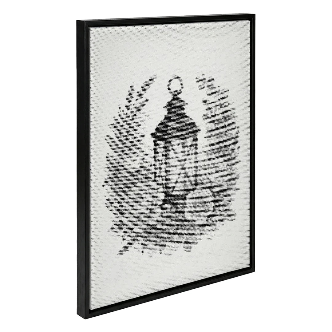 Peinture à points de lanterne