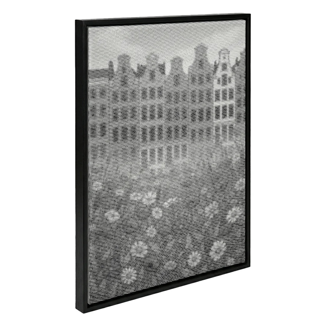 Peinture à pois du marché aux fleurs d'Amsterdam
