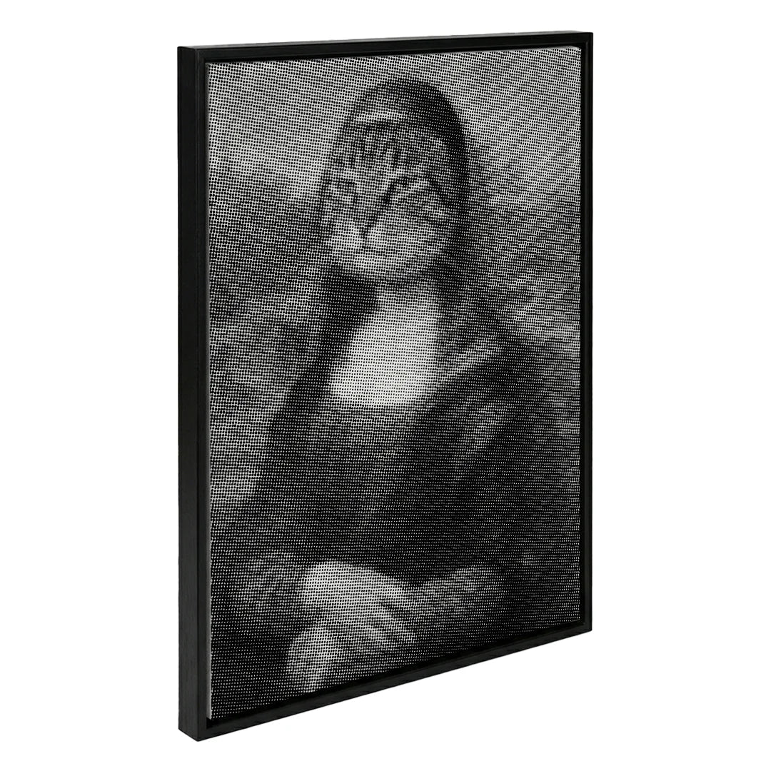 Peinture à points de chat Mona Lisa