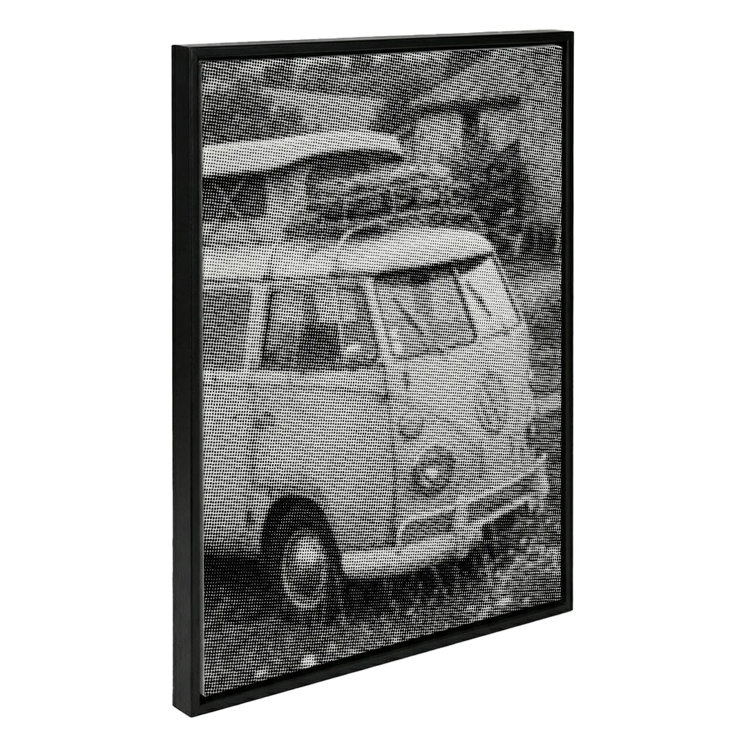 Dot Painting Oude VW-bus