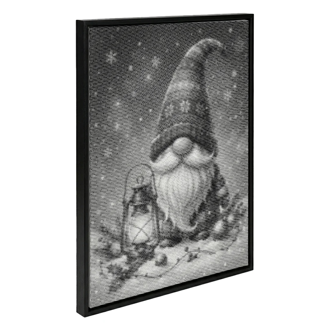 Peinture à points de gnome de Noël
