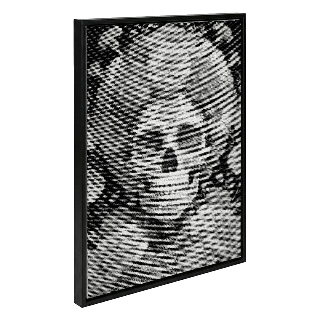 Dot Painting Tête de Mort Mexicaine