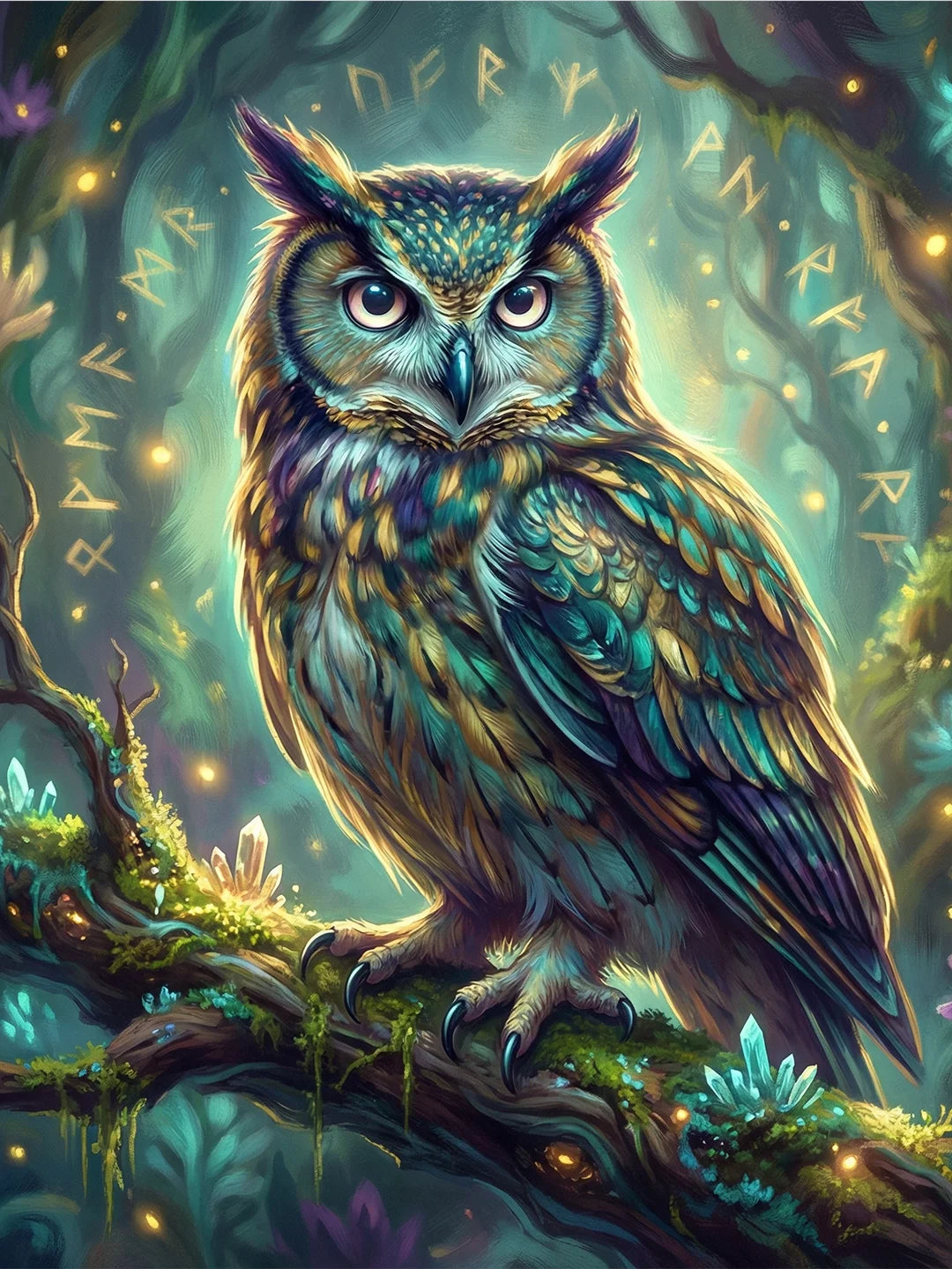 Dot Painting Hibou