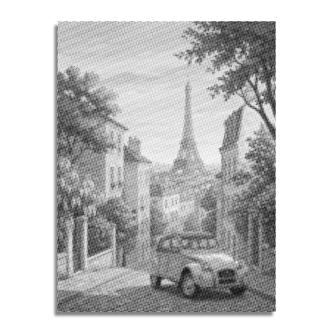 Vieille Coccinelle à Paris Dot Painting