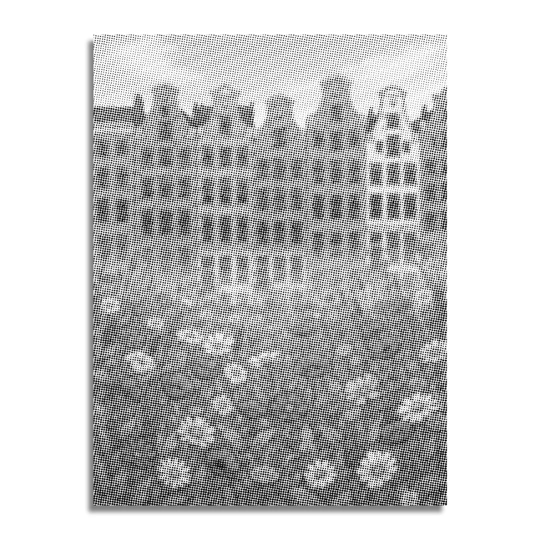 Peinture à pois du marché aux fleurs d'Amsterdam