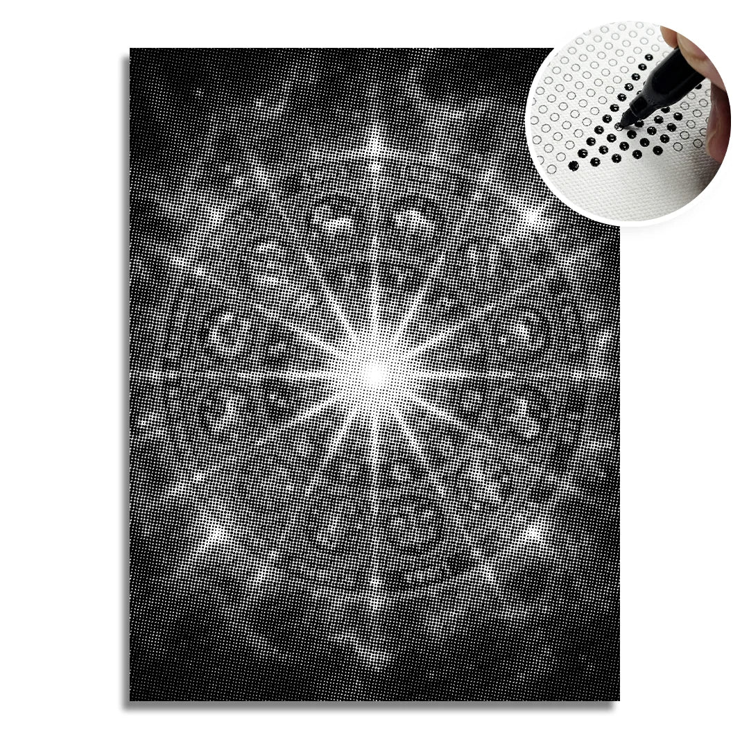 Peinture de points du zodiaque