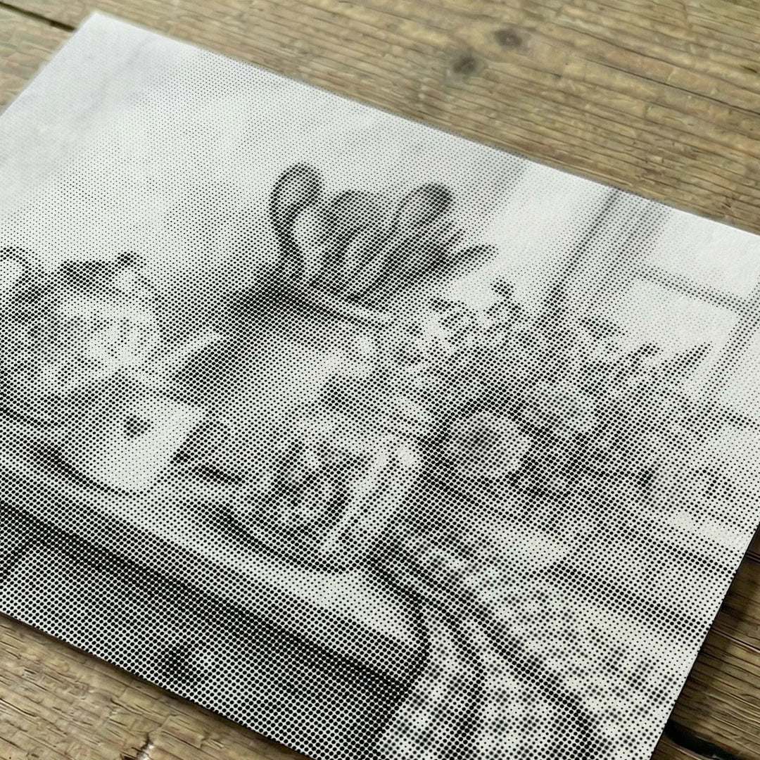 Peinture à points de nature morte de cuisine