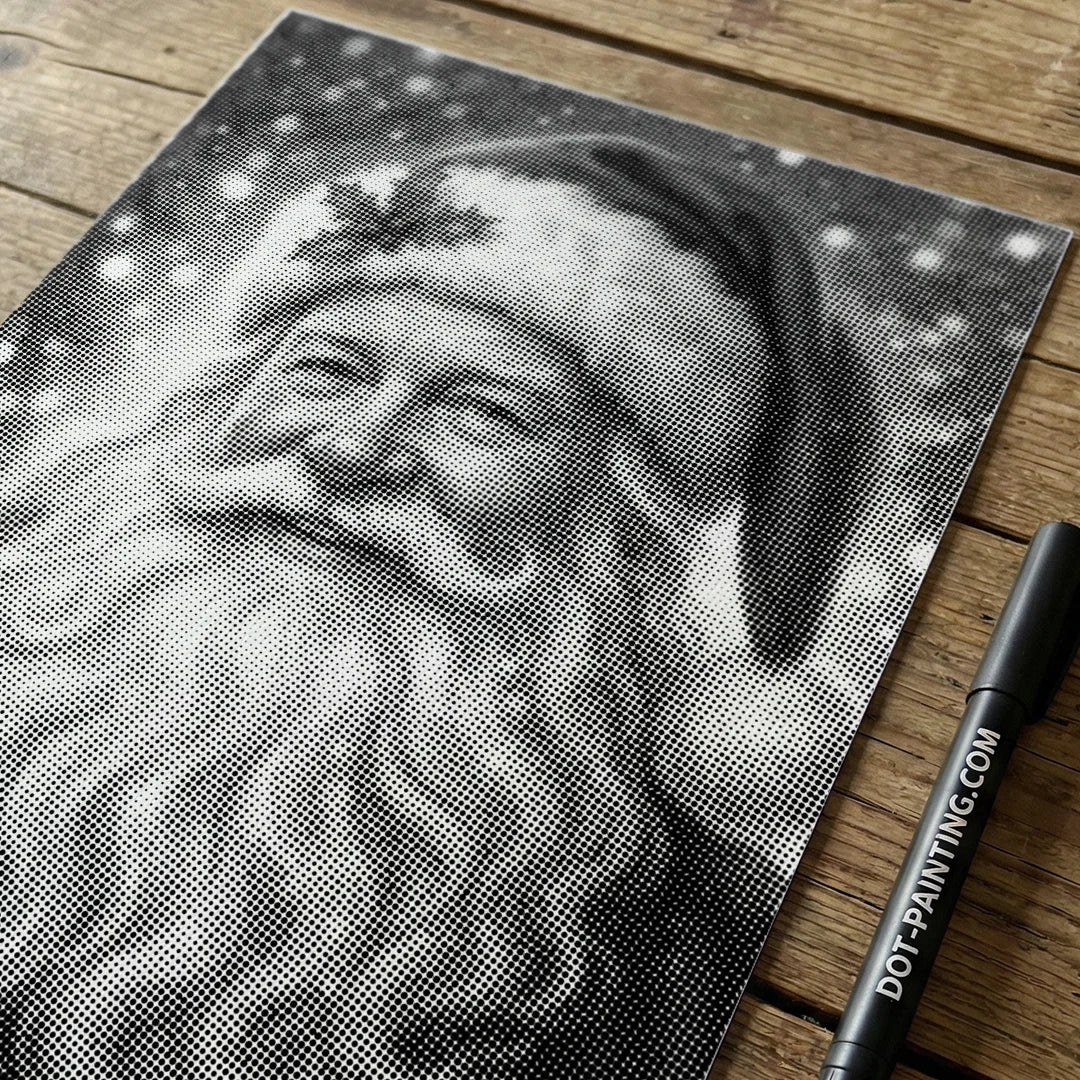 Peinture à 4 points du Père Noël