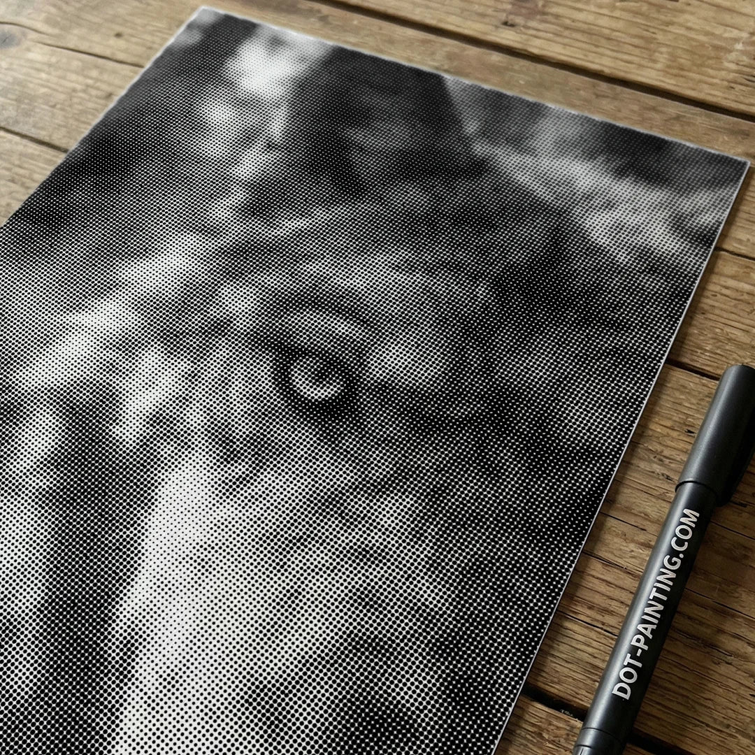 Dot Painting Loup