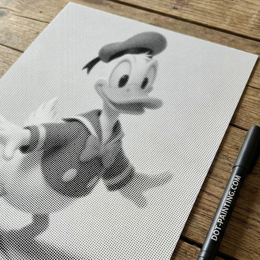 Dot Painting de Donald Duck