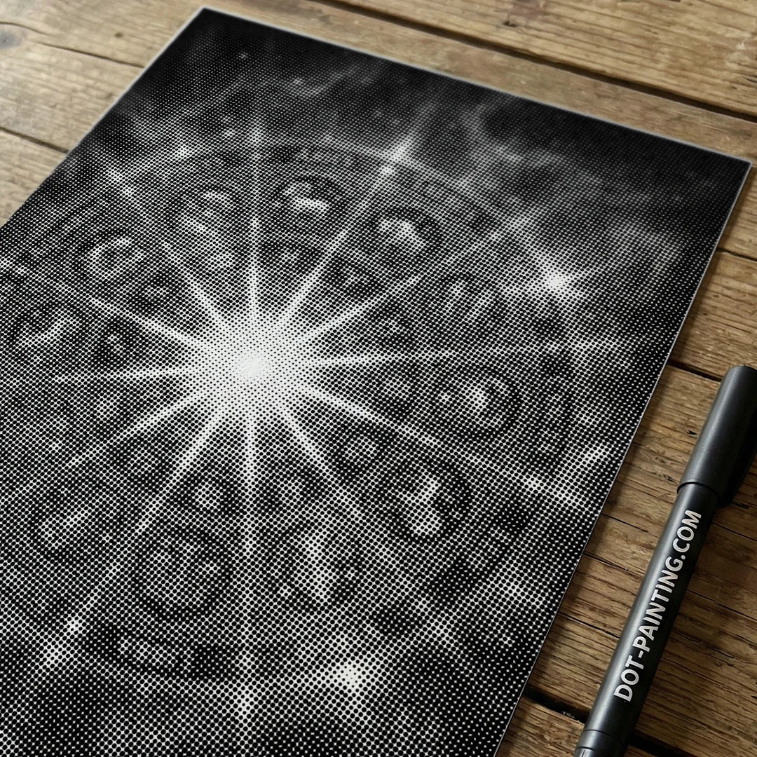 Peinture de points du zodiaque