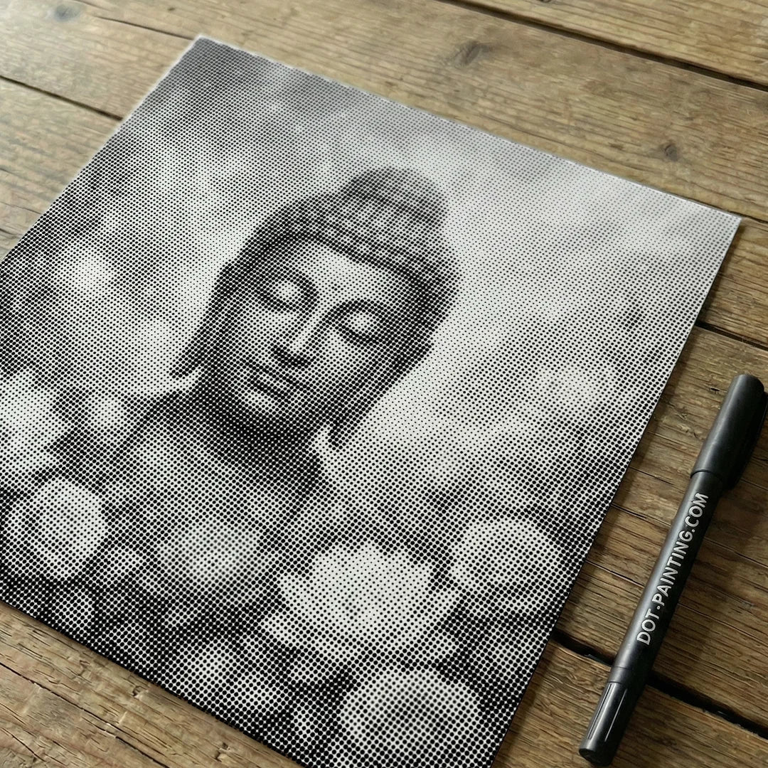 Peinture à points de Bouddha