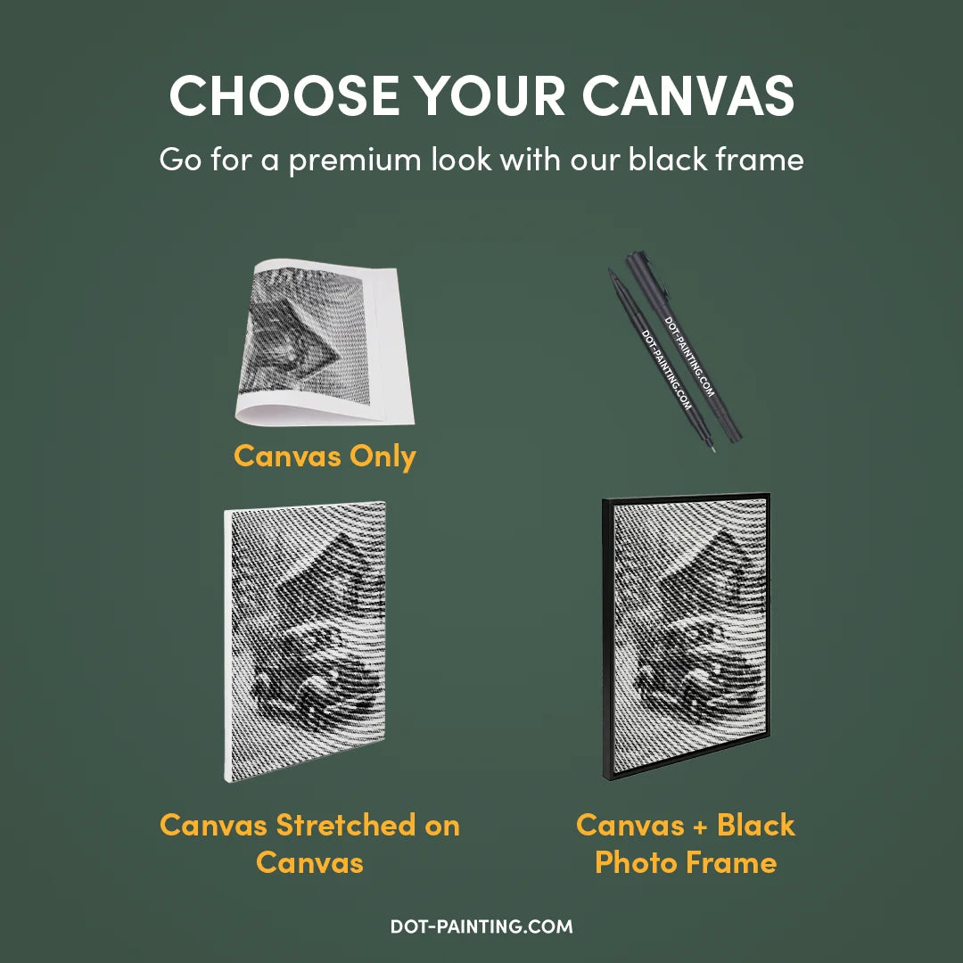 Peinture à points de voiture du Père Noël