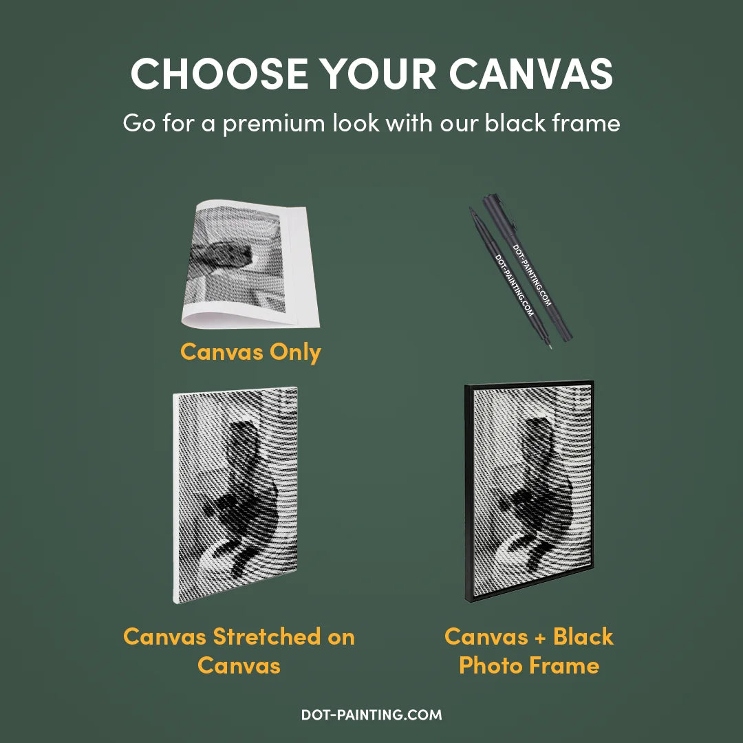 Dot Painting Singe sur des Toilettes