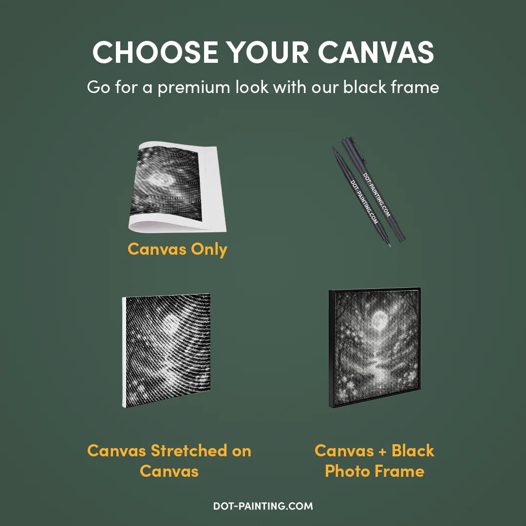 Peinture à points de paysage de rêve