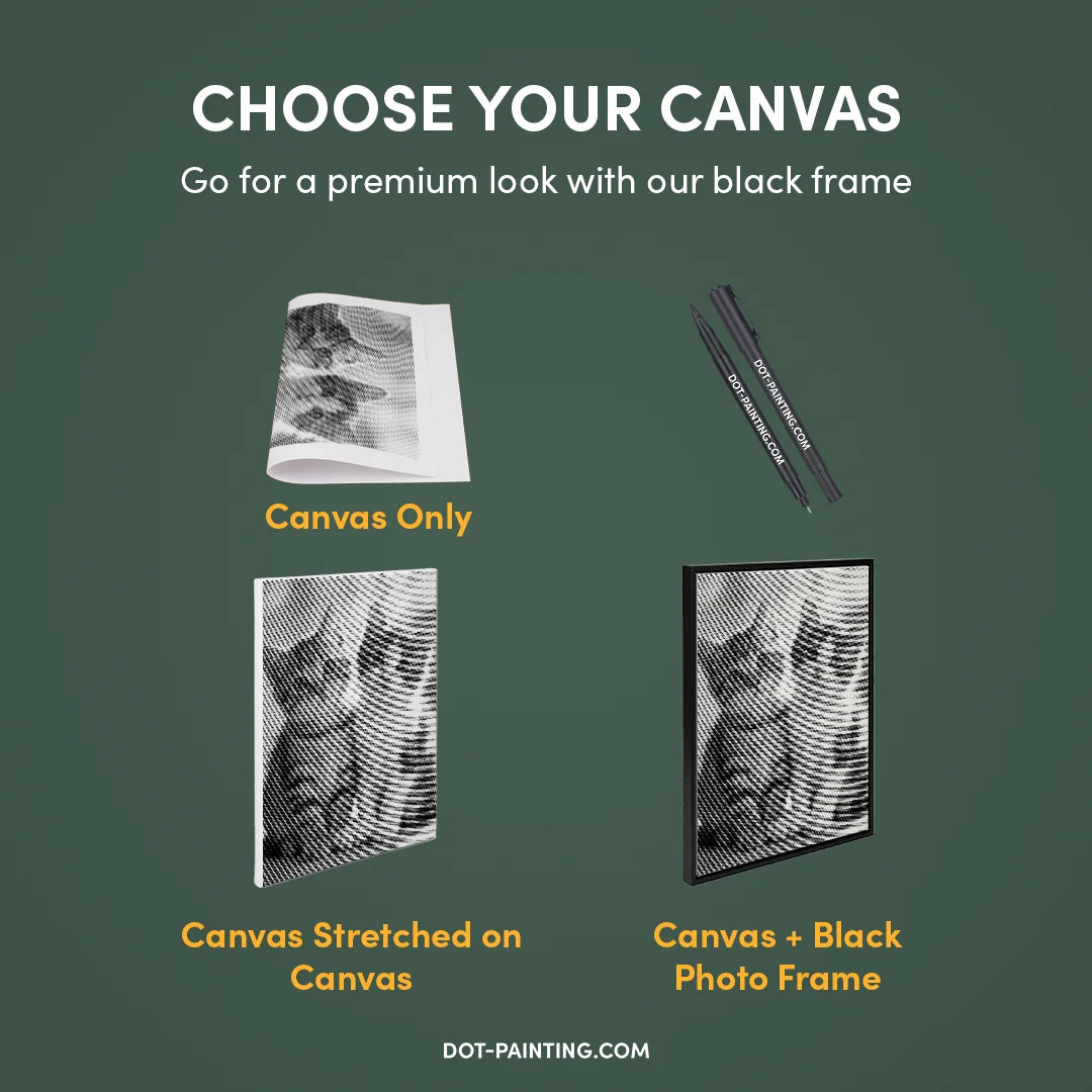 Dot Painting Chatons