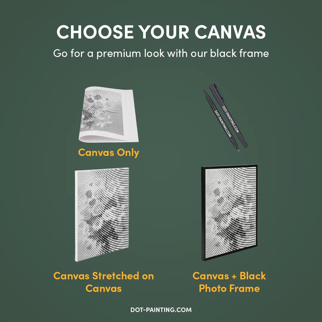 Dot Painting Cœurs et Fleurs