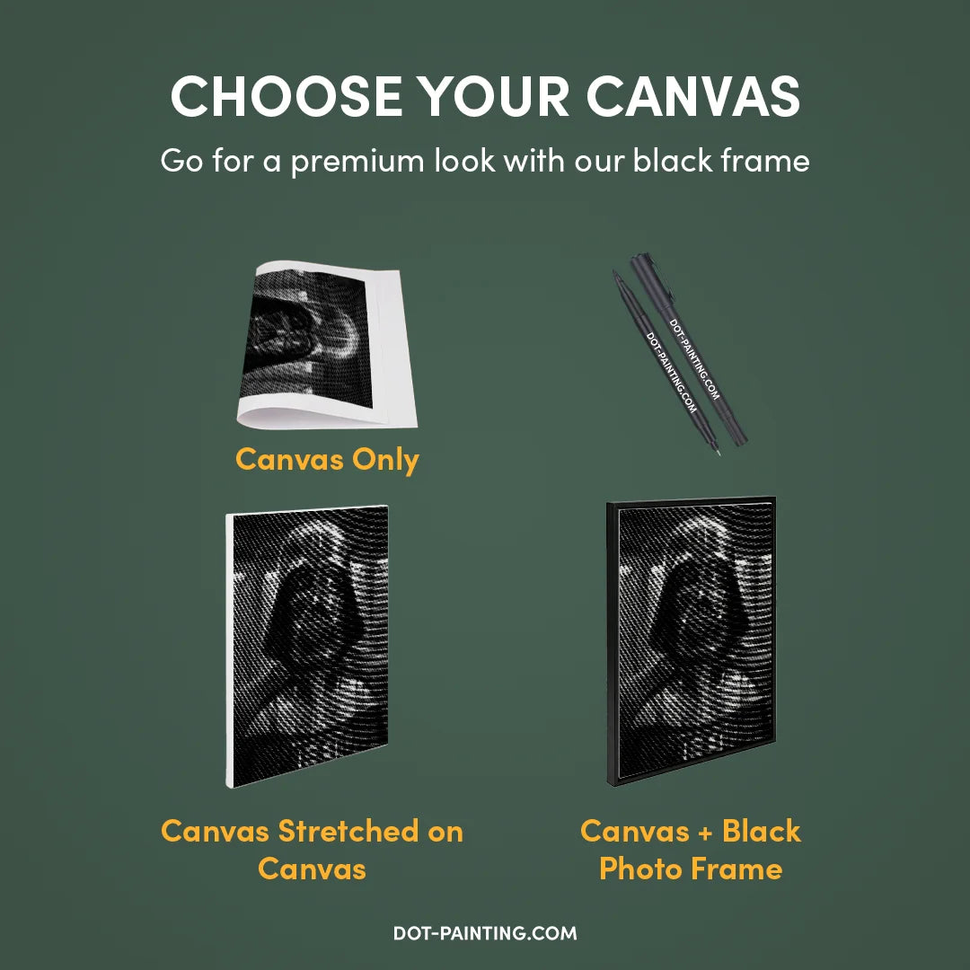 Dot Painting Dark Vador