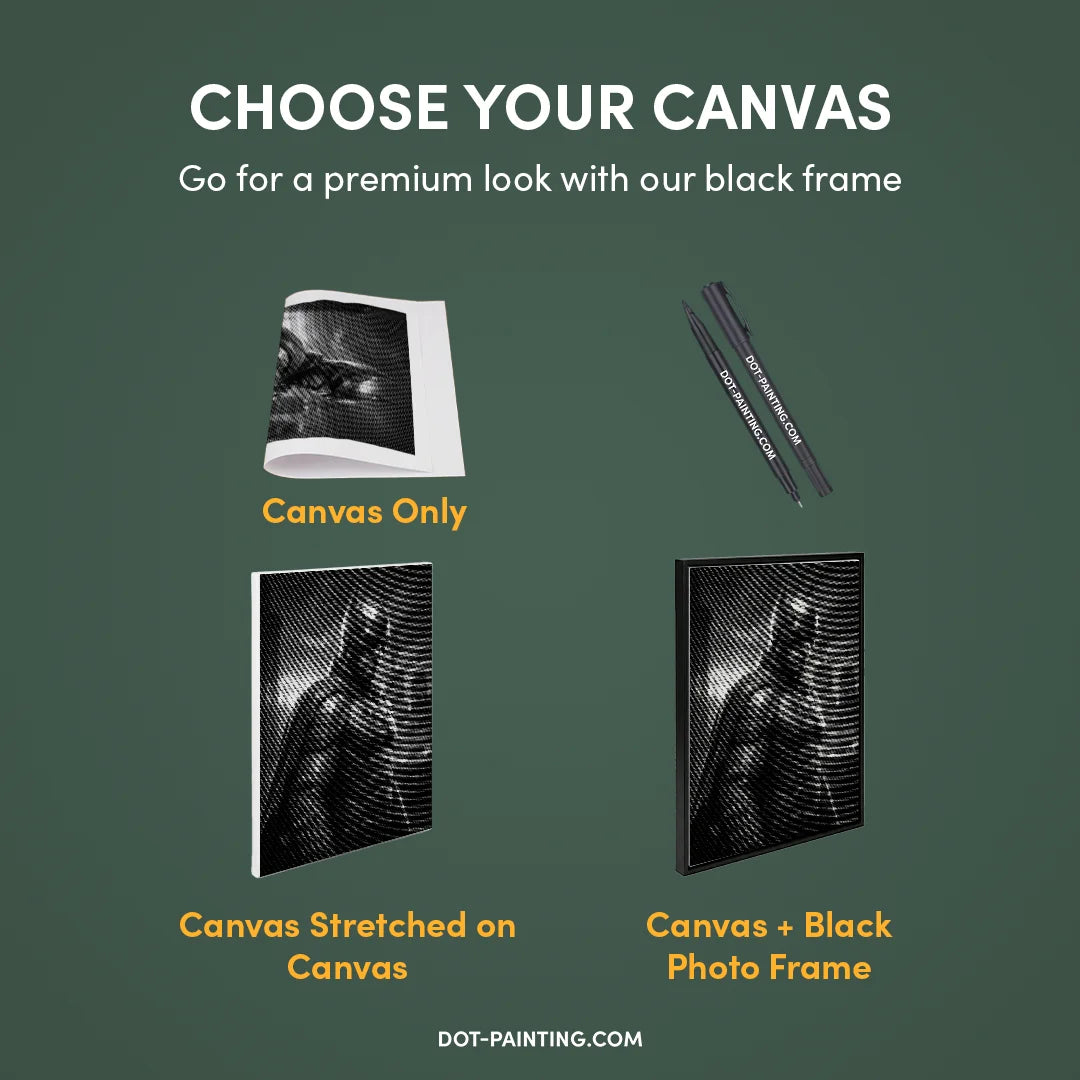 Dot Painting Dark Knight