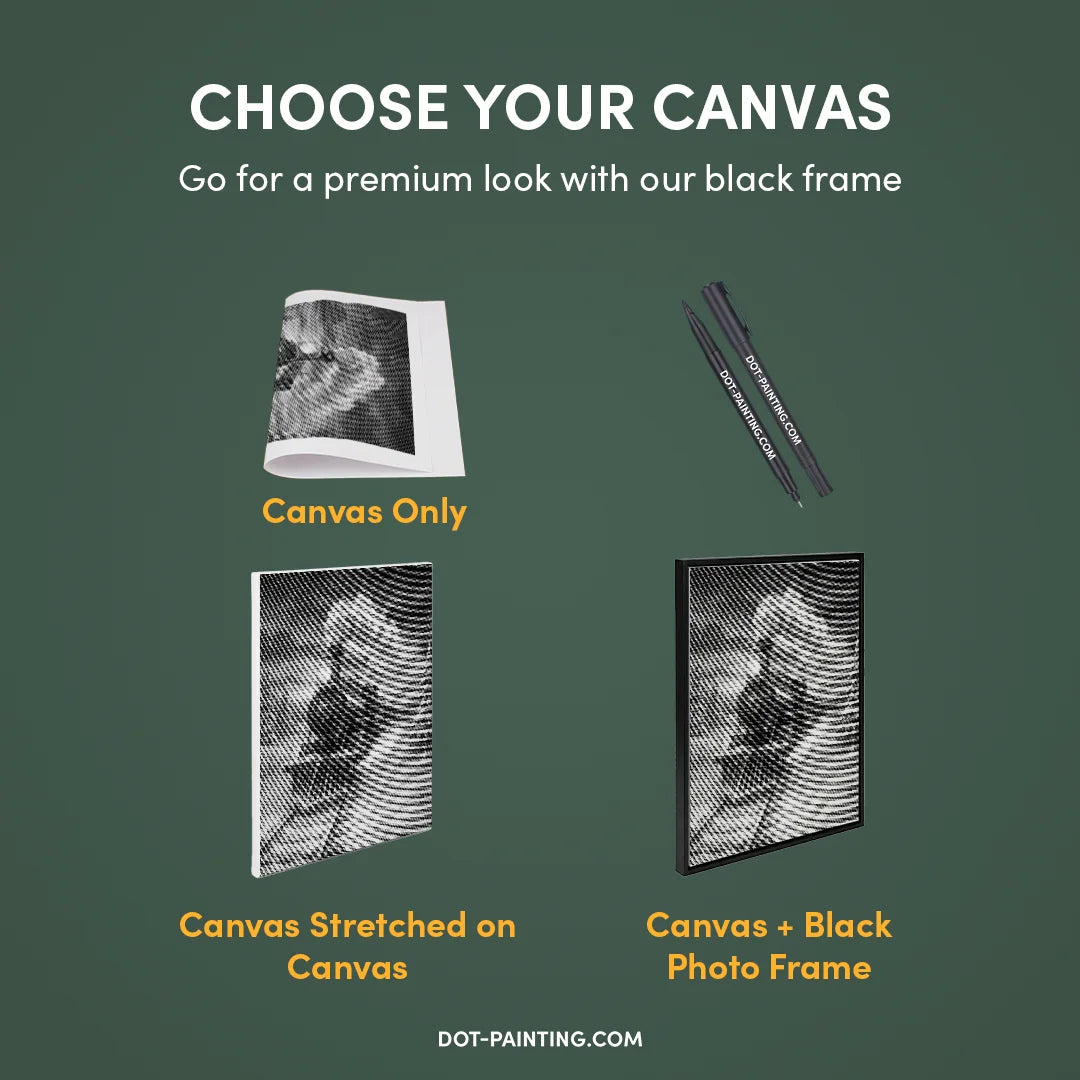 Peinture à points Polar Express