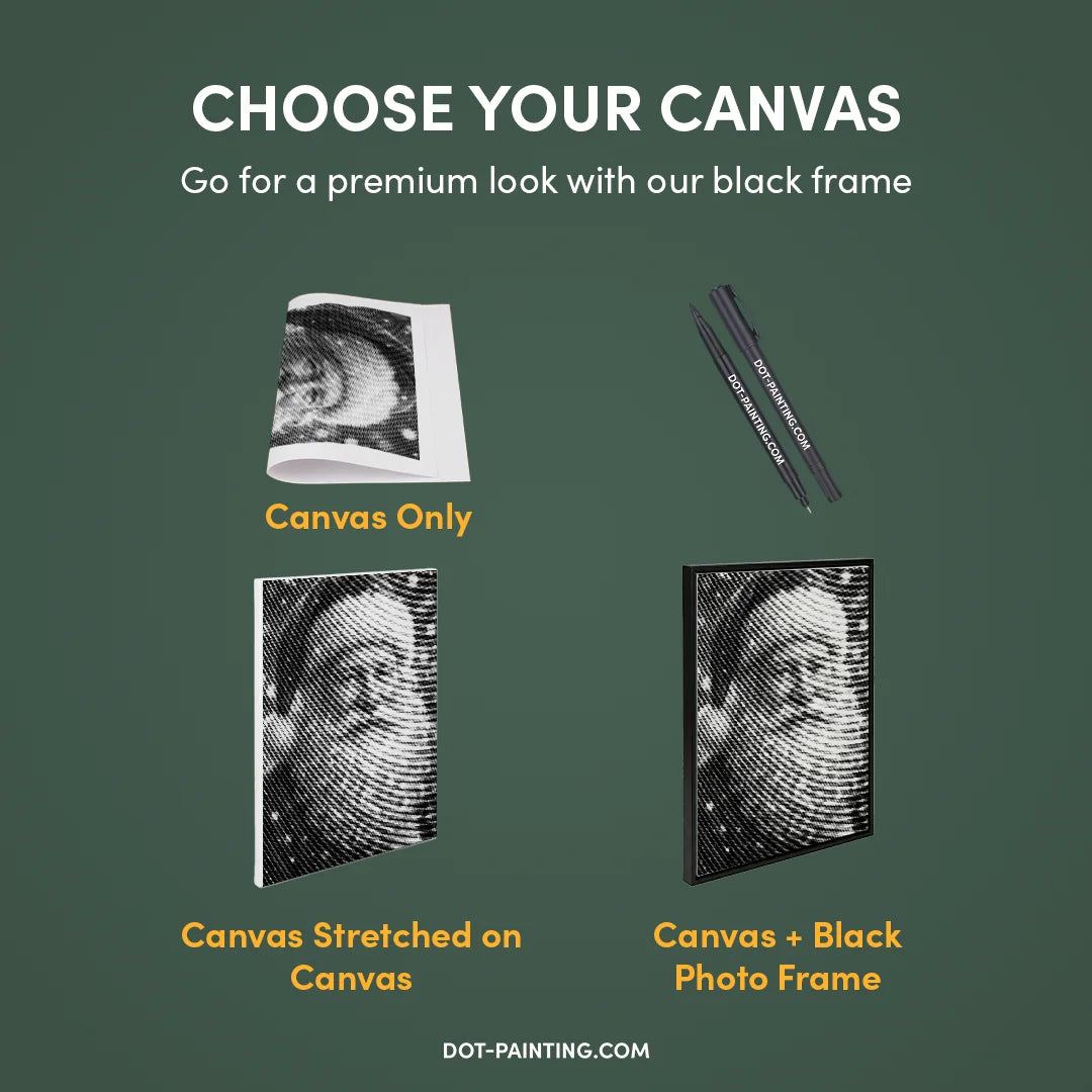 Peinture à points du Père Noël à 2 points