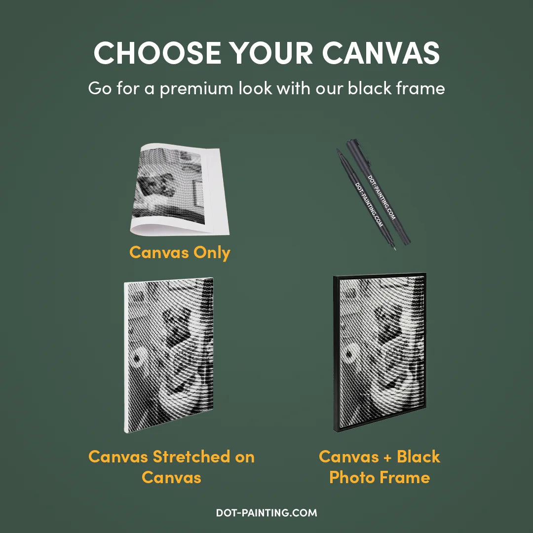 Dot Painting Chien sur des Toilettes