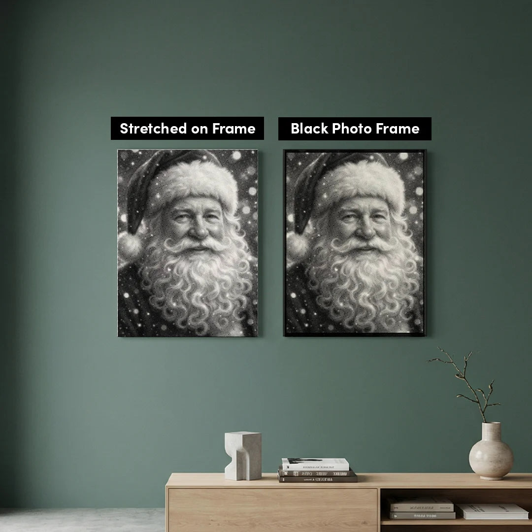 Peinture à points du Père Noël à 2 points