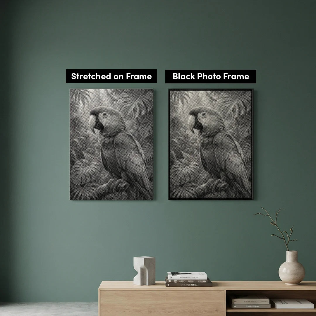 Peinture à points de perroquet