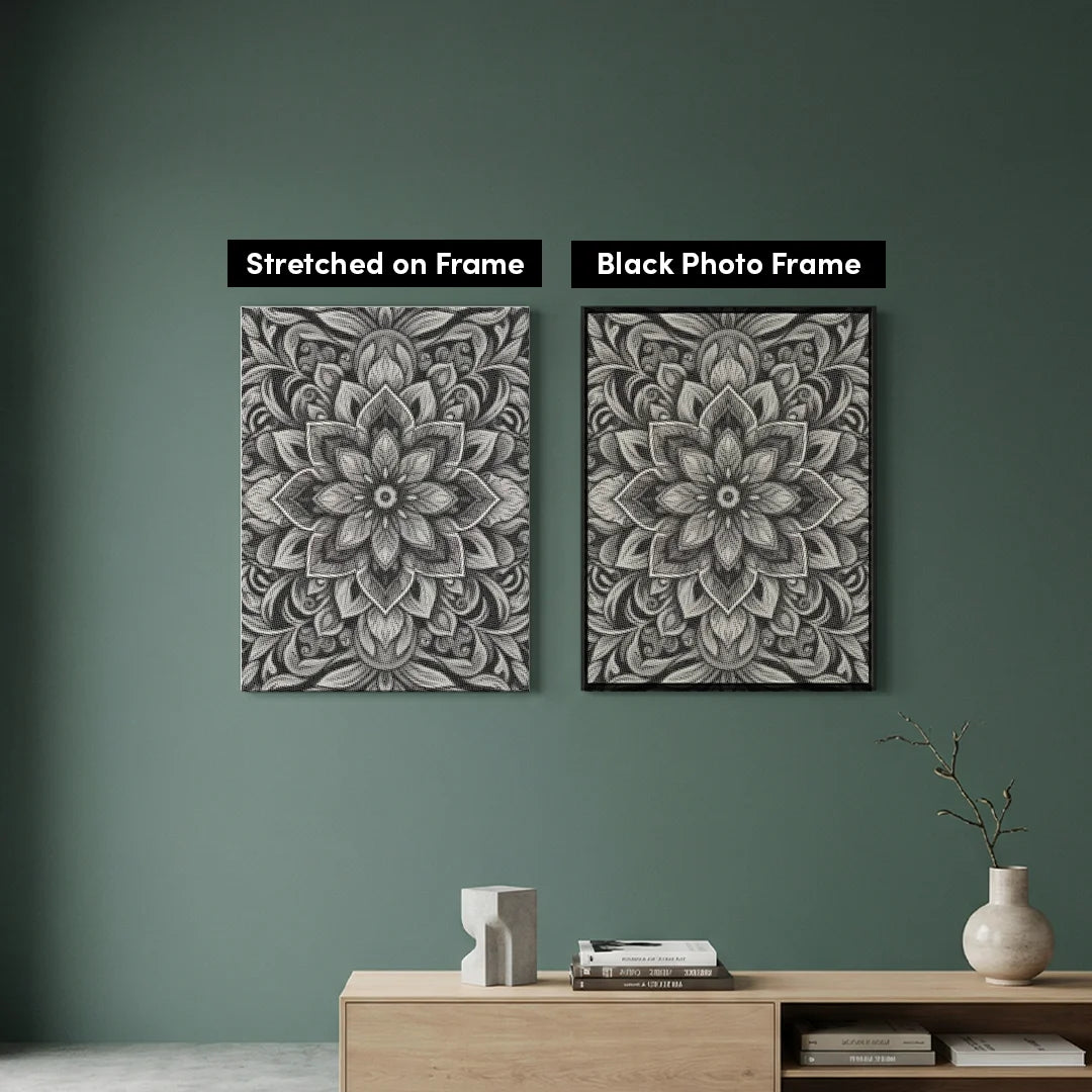 Dot Painting Mandala Floral